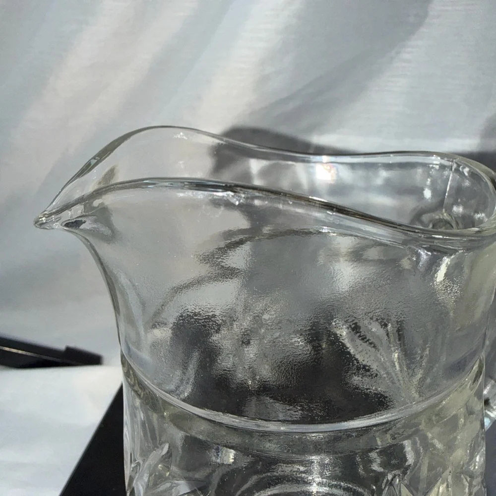 Vintage Anchor Hocking Star of David Glass Pitcher - Picture 10 of 10